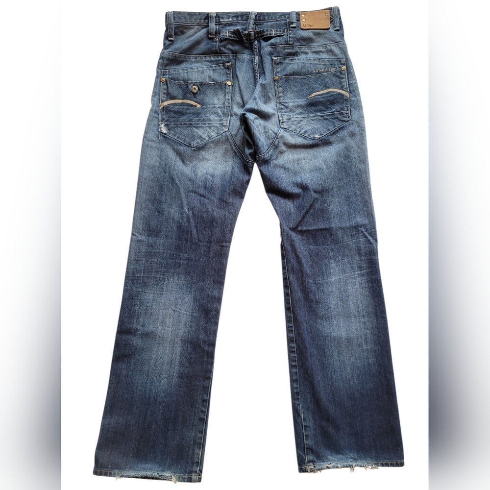 G-Star RAW Blade Loose Distressed jeans in blue 34 X 34 Cotton